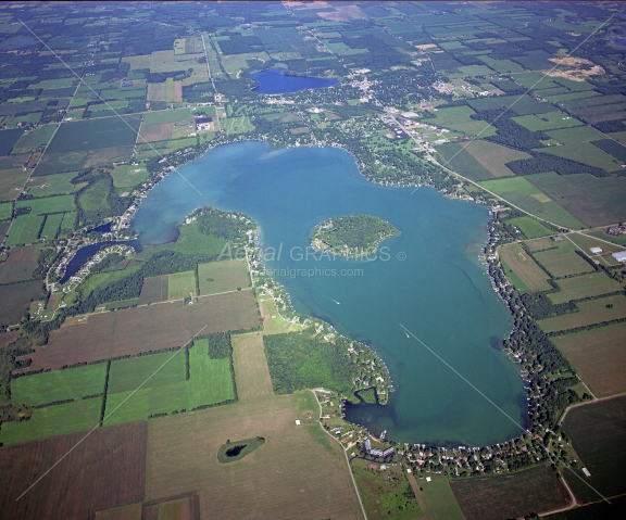 Diamond Lake in Cass County, Michigan